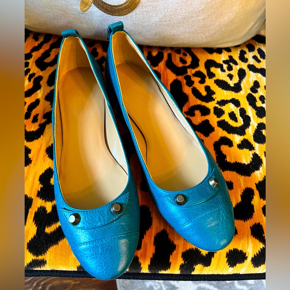 BALENCIAGA Arena Ballet Studded flats NEW!